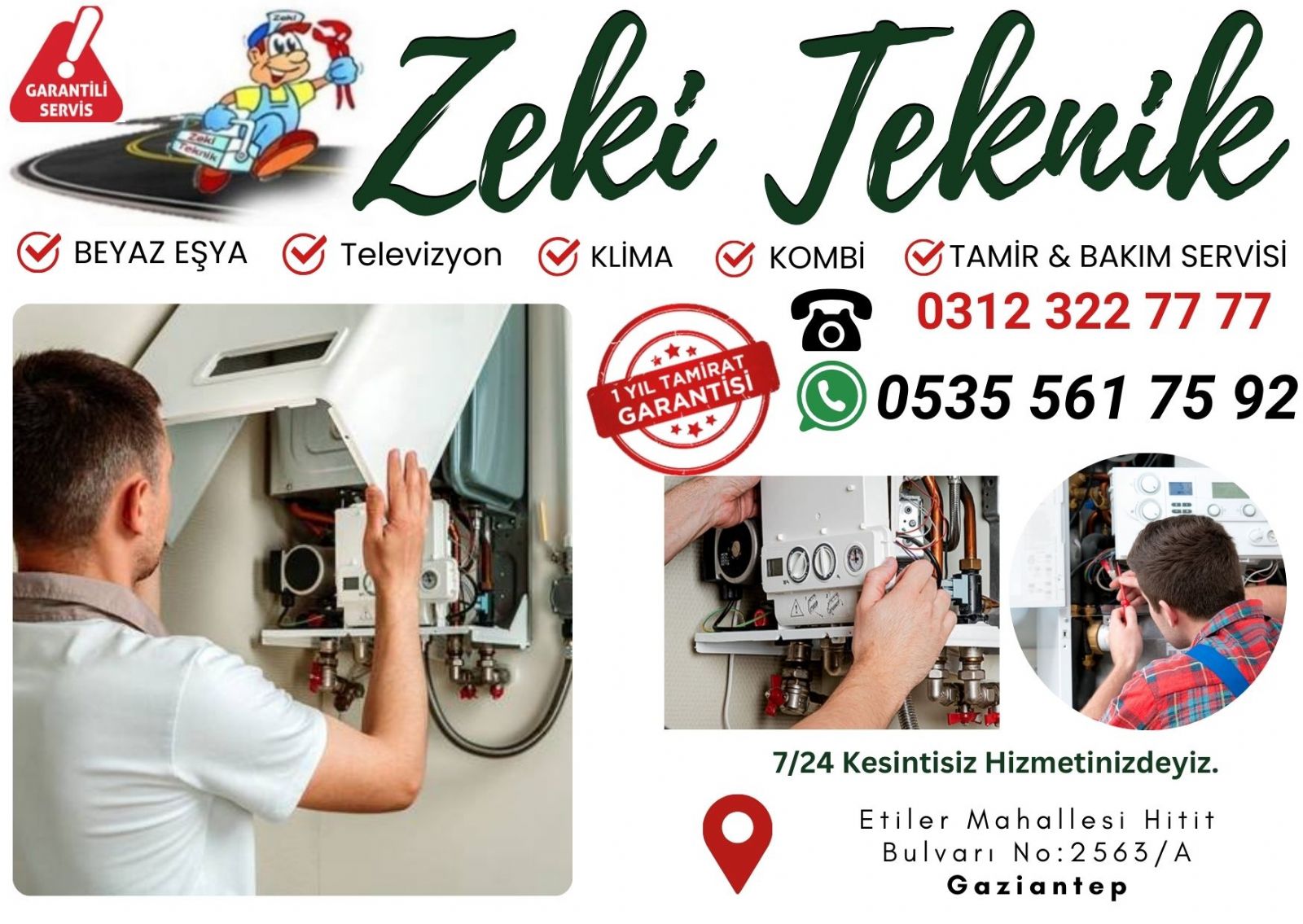 Gaziantep Demirdöküm Servisi